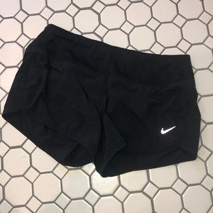 Black Nike athletic short